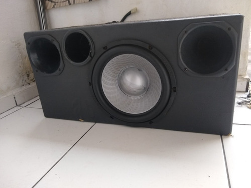 Imagem 1 de 1 de Caixa Com 1 Alto Falante De 12 Bravox Xp 500 Rms 2 Cornetas