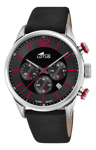 Reloj 18689/6 Negro  Lotus  Hombre Chrono