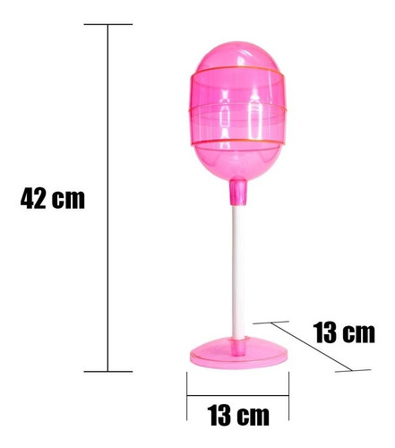 Tutsi Pop Paleta Dulcero Gigante Mayoreo 50 Piezas Con Base.