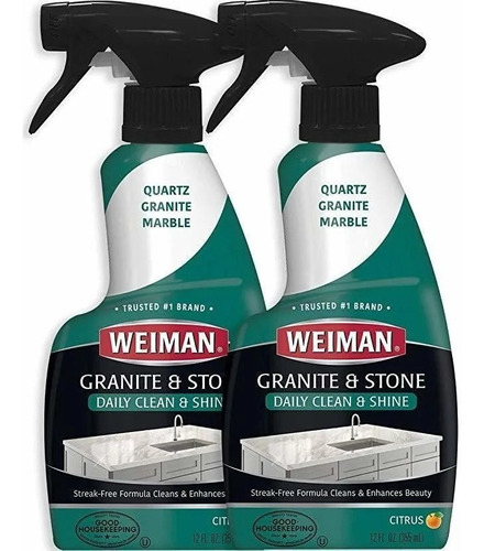 Weiman Granite & Stone Daily Clean & Shine Pack 2