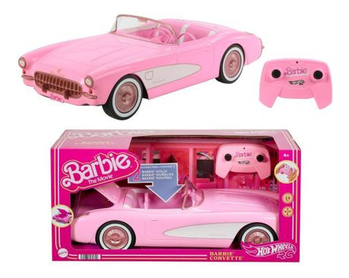 Barbie - Corvette De La Pelicula Radicontrolado Hpw40