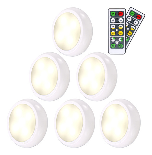 6pcs 5leds Bajo Las Luces Del Gabinete Con 2 Controladores 3