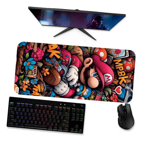 Mousepad Gamer 70x30cm- Mario 1