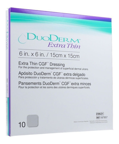 Duoderm Extra Thin 15x15 X Unidad - Convatec -