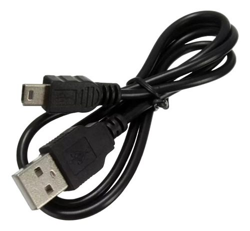 Cable Usb A Mini Usb  Negro Carga Cámara,  Gps , Playstation