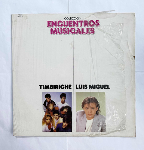 Timbiriche Luis Miguel Lp Coleccion Encuentros Musicales