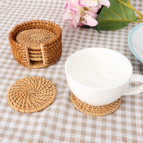 Para Tapete Aislante Para Tazas, 6 Piezas, Tapetes De