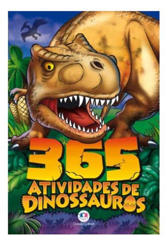 Livro Infantil 365 Atividades Dinossauros P/ Pintar Ciranda