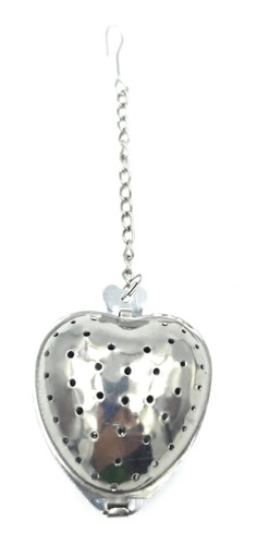 Imagen 1 de 4 de Infusor Con Cadena Para Te En Forma De Corazon