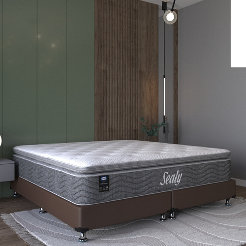 Colchon King Size Sealy Cushion Foam Ortopedic Evolution