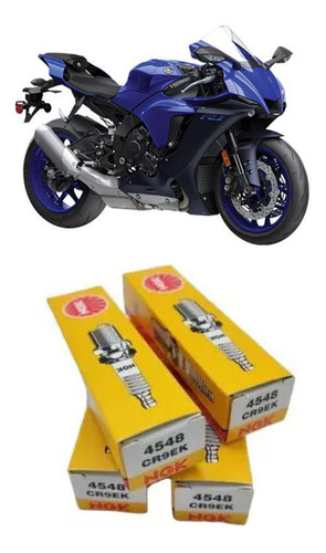 Kit Bujias Yamaha R1 2004-2008 Cr9ek
