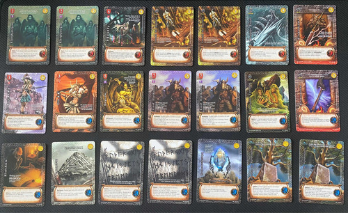 Cartas Mitos Y Leyendas Lote 1 Vikingo 21 Cartas Año 2008