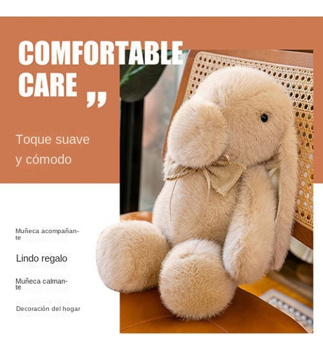 Bow Tie Pride Conejito Figurita Muñeca Conejo Orejas Largas