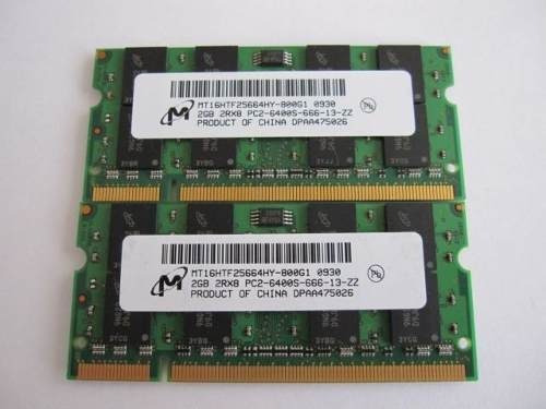 Memória RAM  2GB 1 Micron MT16HTF25664HY-800G1