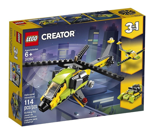 Lego Creator 3 En 1 Aventura En Helicóptero