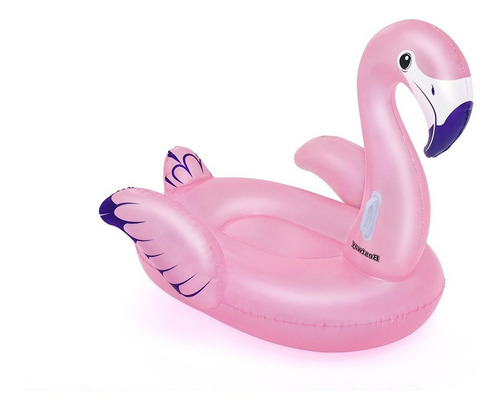 Montable Salvavidas Inflable Flotador Flamingo Juvenil 153cm