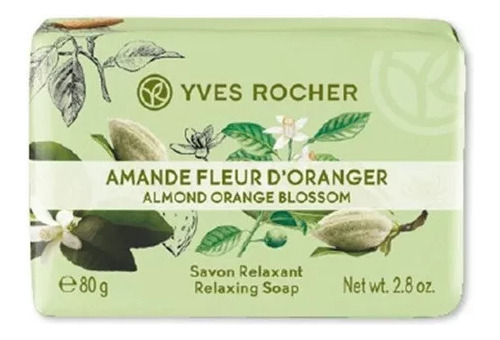 Yves Rocher Sv Jabón En Barra Para Baño 80 G. Almendra Y Flo