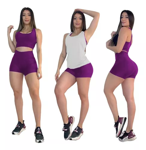 Conjunto Deportivo 3 Piezas Lycra Dama Fit - Play