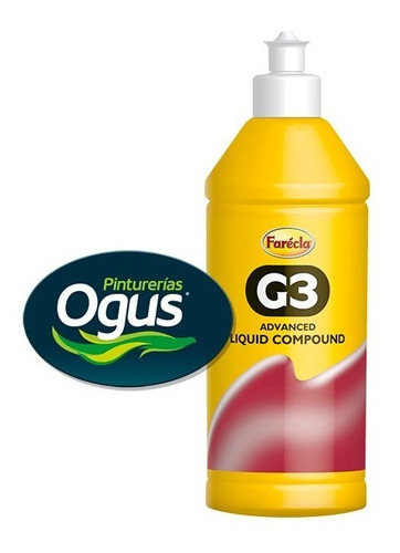 Imagen 2 de 9 de Pasta De Pulir Farecla G3 Advanced Limpiadora 1 Lt Ogus P1