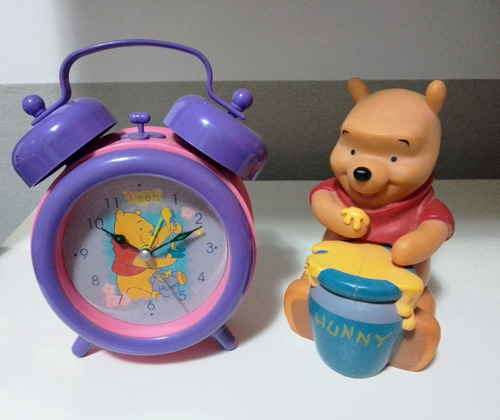 Lote Winnie Pooh Reloj Y Envase