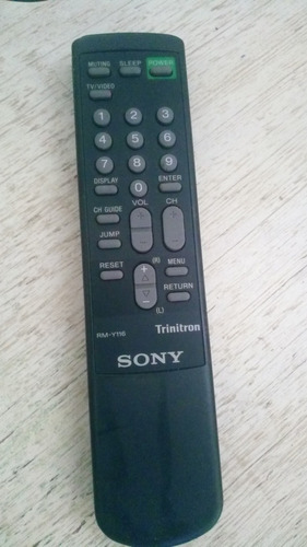 Control Remoto Sony Trinitron Modelo  Rm-y116 