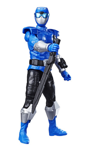 Figura De Acción Power Rangers Beast Morphers Beast-x Azul