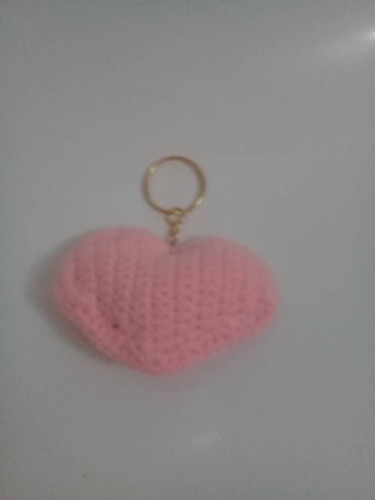 Corazón Llavero Amigurumi 