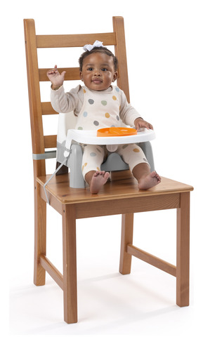 Asiento Booster 2en1 Deluxe Learn To Dine Ingenuity 12940 Learn To Dine 0020-gris