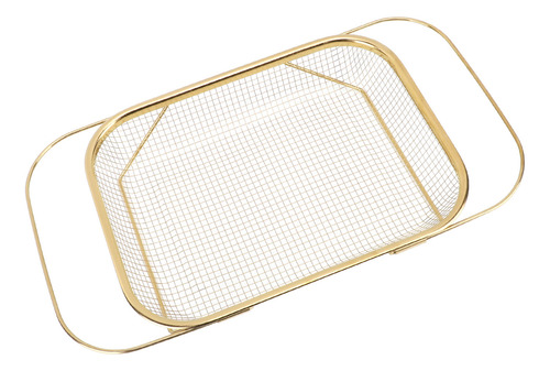 Cesta Coladora De Acero Inoxidable Golden Over The Sink