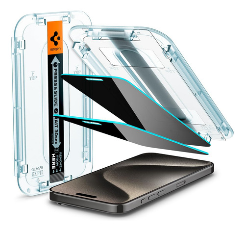 Spigen Protector De Pantalla Templado iPhone 15 Pro Max
