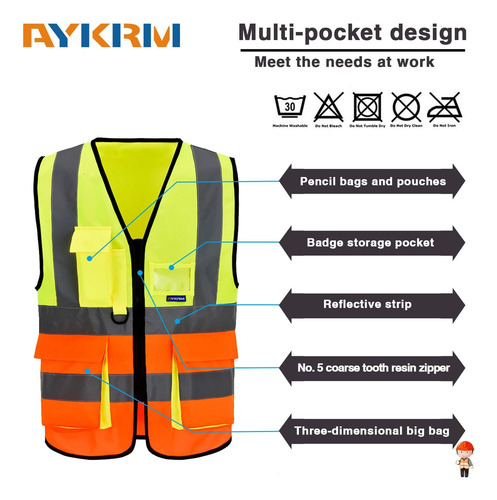 Chaleco De Seguridad A-safety Reflective Safety Amarillo ...