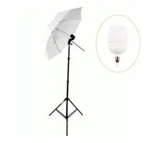 Comprar Kit Luz Led Continua Portalámparas, Paraguas Y Trípodes 92cm