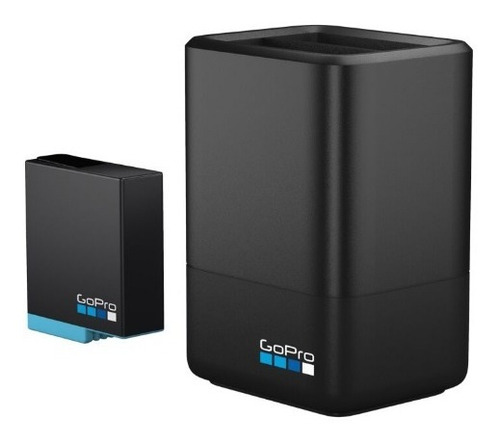 Imagen 1 de 5 de Cargador Dual Gopro Hero 5 6 7 Doble+bateria Aadbd-001