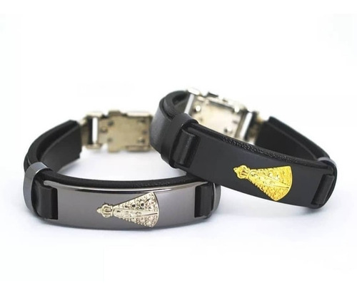 Kit Com 10 Pulseira Masculina Couro Preto Atacado Revenda