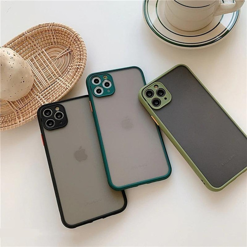 Funda iPhone Frost Protector Camara Case Rigido Hombre Mujer