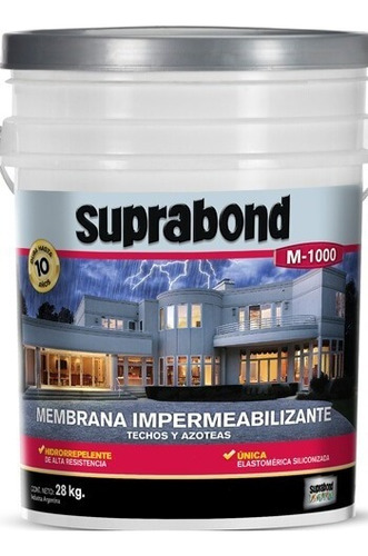 Membrana Impermeabilizante Premium Suprabond M-1000 5.6kg Color Rojo