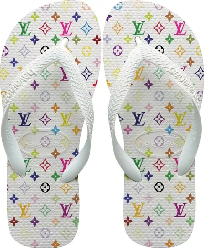 Chinelo personalizado louis vuitton