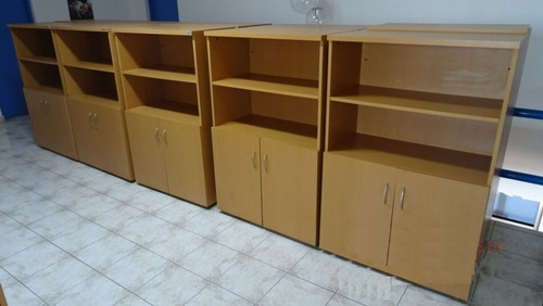 Gabinete De Madera 4 Entrepaños Y 2 Puertas