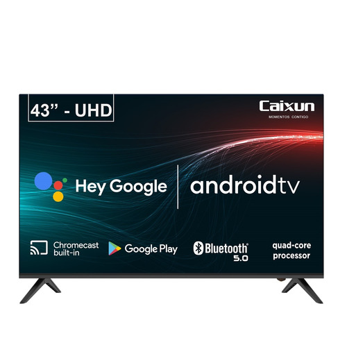 Imagen 1 de 11 de Smart Tv 43 Pulgadas Uhd Android Caixun