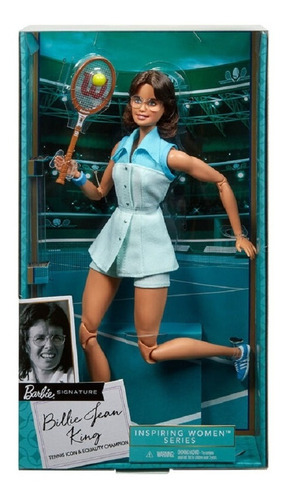Imagem 1 de 10 de Barbie Collector Billie Jean King Inspiring Women Tenista