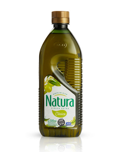 Imagen 1 de 1 de Aceite de oliva virgen extra clásico Natura botellasin TACC 500 ml 