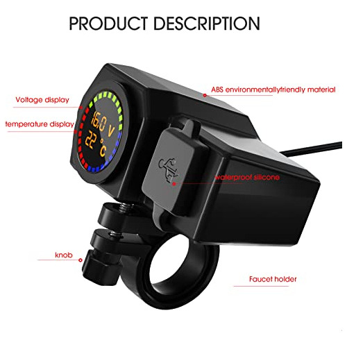 Usb Charger Socket And Type C Charger Socket, Waterproo...