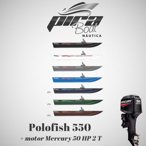 Imagem 7 de 8 de Lancha Polo Fish 550