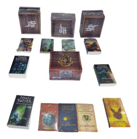 Harry Potter-coleccion-de 8 Libros+3 Adicionales+regalos
