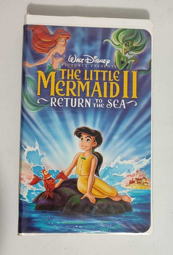 The Little Mermaid Ii Return To The Sea Película Vhs 