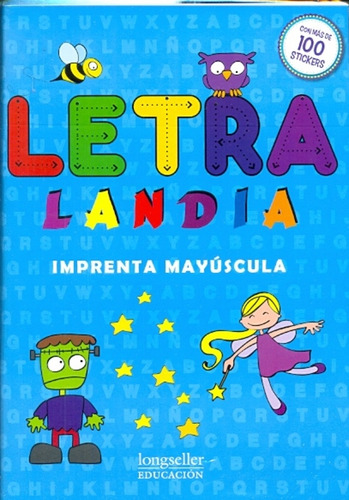 Letralandia Imprenta Mayuscula (con Mas De 100 Stickers )*