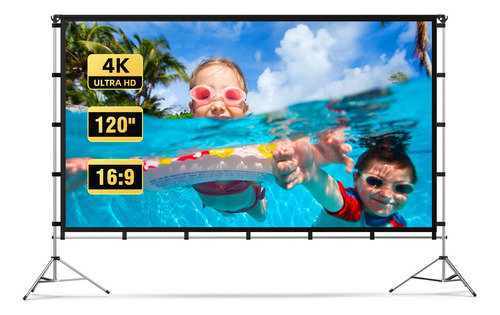 Vamvo - Pantalla De Proyector Portatil Para Exteriores, Pant