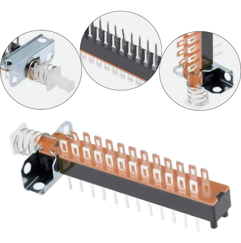4 Interruptor De Botón Para Electrónica Y