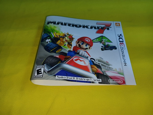 Portada Original Mario Kart 7 Nintendo 3ds (Usado)