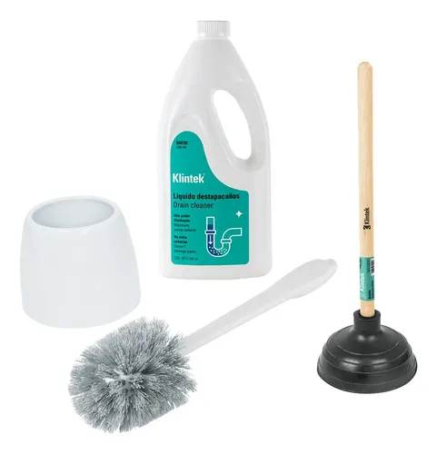 Liquido Destapacaños+bomba Destapacaños+cepillo Sanitario